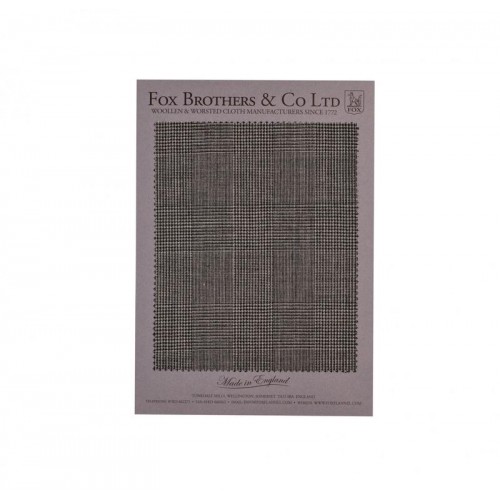 PLAIN WEAVE GREY CLASSIC PRINCE OF WALES CHECK